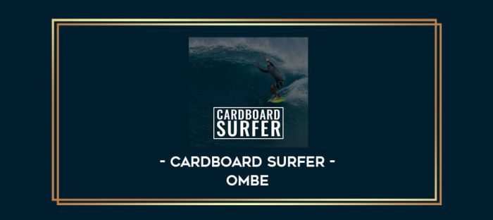 Cardboard Surfer - OMBE digital courses