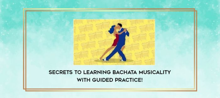 Secrets to Learning Bachata Musicality with Guided Practice! digital courses