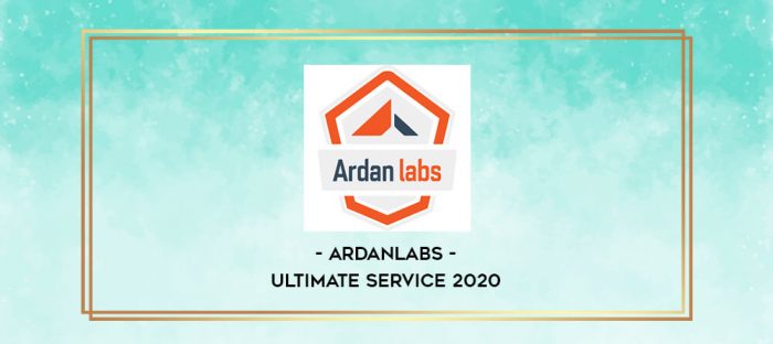 Ardanlabs - Ultimate Service 2020 digital courses