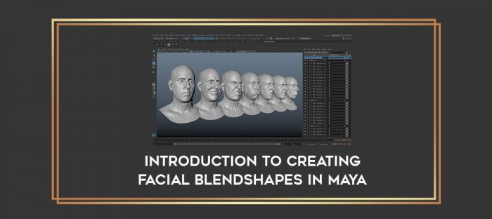 Introduction to Creating Facial Blendshapes in Maya digital courses