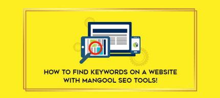 How to Find Keywords on a Website with Mangool SEO Tools! digital courses