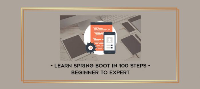 Learn Spring Boot in 100 Steps - Beginner to Expert digital courses