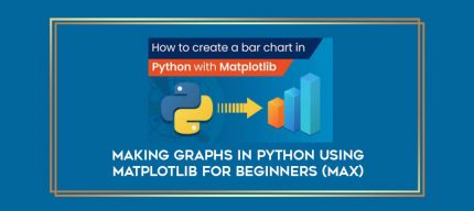 Making Graphs in Python using Matplotlib for Beginners(Max) digital courses