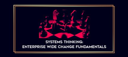 Systems Thinking: Enterprise Wide Change Fundamentals digital courses