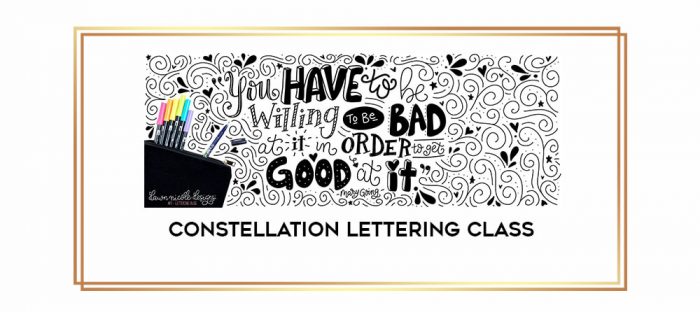 Constellation Lettering Class digital courses