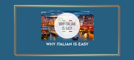 Why Italian is Easy digital courses