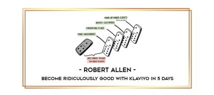 Robert Allen - Become Ridiculously Good with Klaviyo in 5 days digital courses
