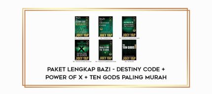 Paket Lengkap BAZI - Destiny code + Power of X + Ten Gods PALING MURAH digital courses