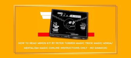 How To Read Minds KIT by Peter Turner MAGIC TRICK magic minda/mentalism magic (online Instructions only - NO Gimmick) Online courses