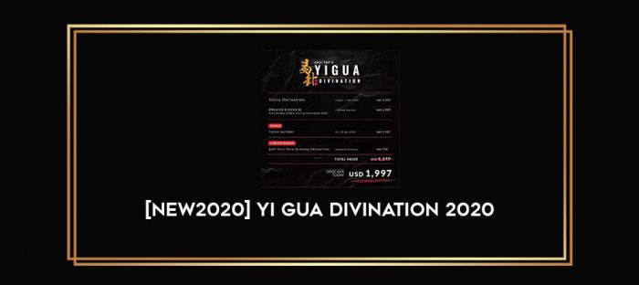 [New2020] Yi Gua Divination 2020 digital courses