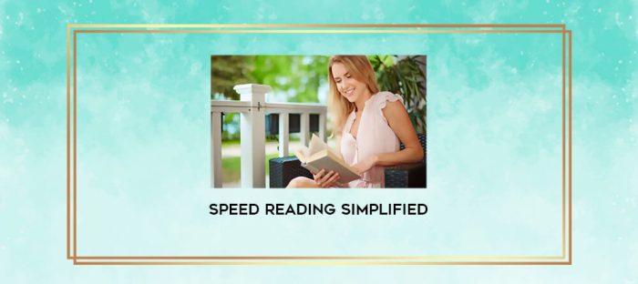 Speed Reading Simplified digital courses