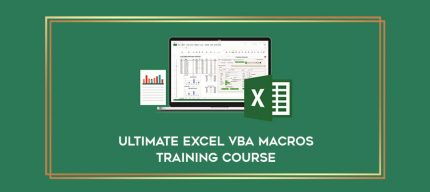 Ultimate Excel VBA Macros Training Course digital courses