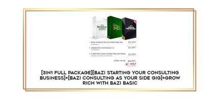 [3in1 Full package][Bazi STARTING YOUR CONSULTING BUSINESS]+[Bazi Consulting As Your Side Gig]+Grow Rich with Bazi Basic digital courses