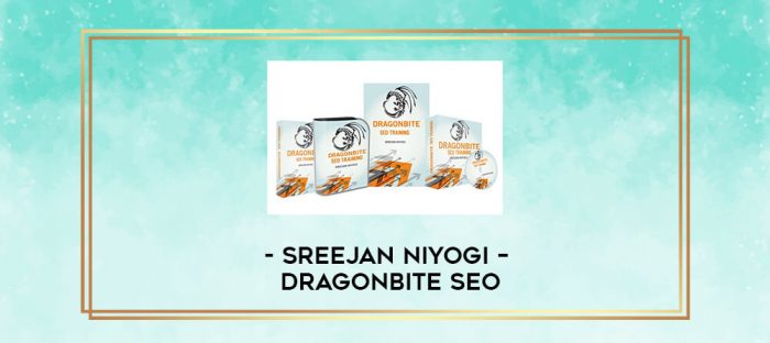 Sreejan Niyogi - DragonBite SEO digital courses