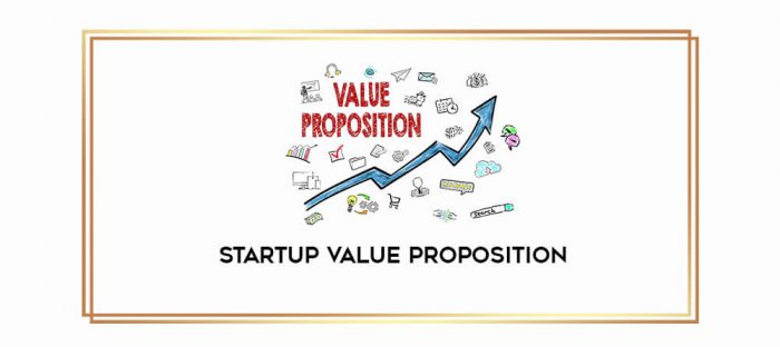 Startup Value Proposition digital courses
