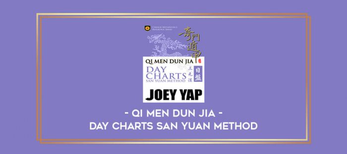 Qi Men Dun Jia Day Charts San Yuan Method digital courses