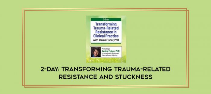 2-Day: Transforming Trauma-Related Resistance and Stuckness digital courses