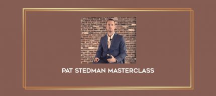 Pat Stedman Masterclass digital courses
