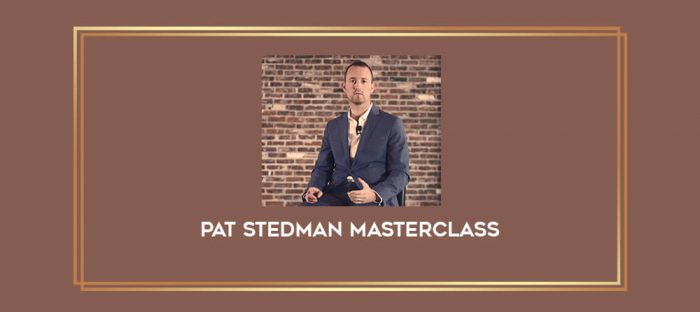 Pat Stedman Masterclass digital courses