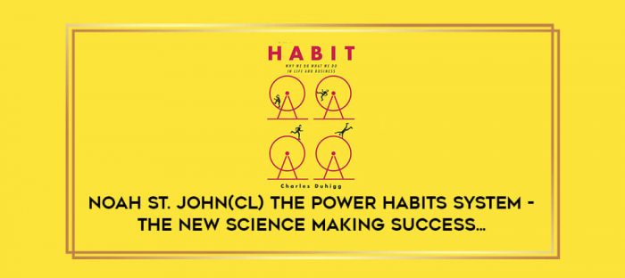Noah St. John(cl) The Power Habits System - The New Science Making Success... digital courses