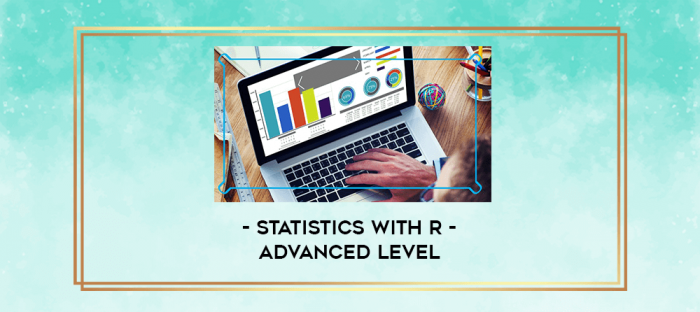 Statistics with R - Advanced Level digital courses