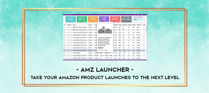 AMZ Launcher - Take Your Amazon Product Launches To The Next Level digital courses