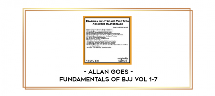 Allan Goes - Fundamentals Of Bjj Vol 1-7 digital courses