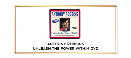 Anthony Robbins - Unleash the Power Within DVD digital courses