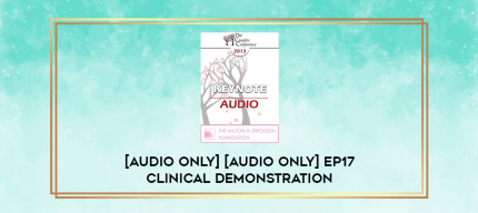 [Audio Only] [Audio Only] EP17 Clinical Demonstration 02 - Sharing an Early Life Challenge and Unmet Childhood Need - Harville Hendrix