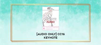 CC16 Keynote 07 - Upstream Couples Therapy: Do We Dare Talk About It? - Pat Love