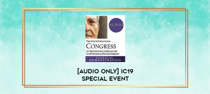 IC19 Special Event 02 - Self-Hypnosis: Experiences from Two Cultural Viewpoints - Roxanna Erickson-Klein