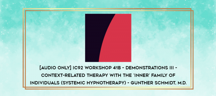 IC92 Workshop 27b - Demonstrations II - Brief Therapy: An Integrative Approach - Lynn Johnson