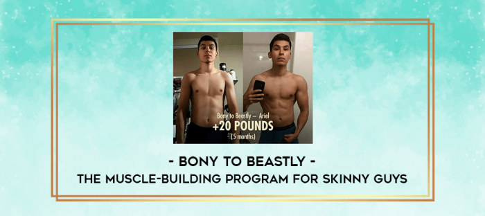 Bony to Beastly - The Muscle-Building Program for Skinny Guys digital courses