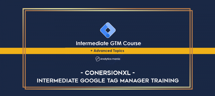 Conersionxl - Intermediate Google Tag Manager Training digital courses