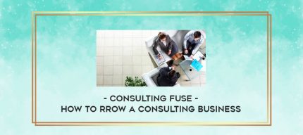 Consulting Fuse - How to Rrow a Consulting Business digital courses