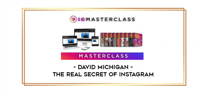 David Michigan - The Real Secret of Instagram digital courses