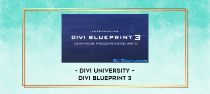 Divi University - Divi Blueprint 3 digital courses