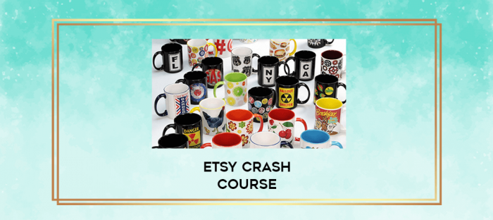 Etsy Crash Course digital courses
