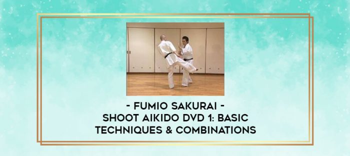 FUMIO SAKURAI - SHOOT AIKIDO DVD 1: BASIC TECHNIQUES & COMBINATIONS digital courses