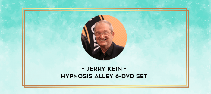 Jerry Kein - Hypnosis Alley 6-DVD Set digital courses