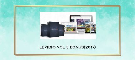 Levidio Vol 5 Bonus(2017) digital courses