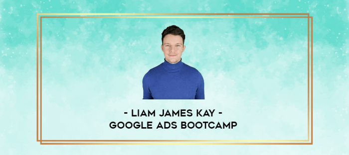 Liam James Kay - Google Ads Bootcamp digital courses