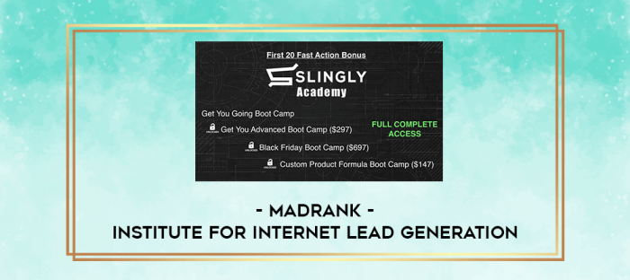 MadRank - Institute for Internet Lead Generation digital courses