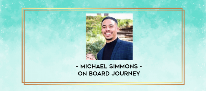 Michael Simmons - ON BOARD JOURNEY digital courses