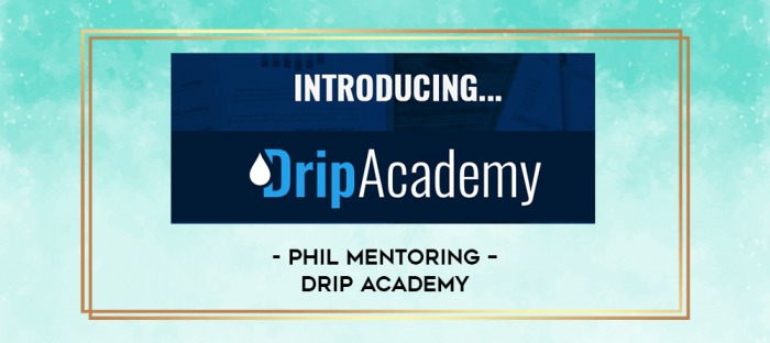 Phil Mentoring - Drip Academy digital courses