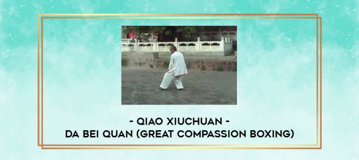 Qiao Xiuchuan - Da Bei Quan (Great Compassion Boxing) digital courses