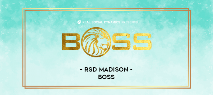 RSD Madison - Boss digital courses