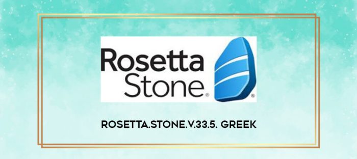 Rosetta.Stone.V.33.5. Greek digital courses