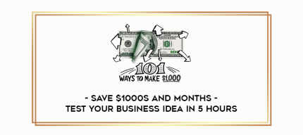 Save $1000s and Months- Test Your Business Idea in 5 Hours digital courses