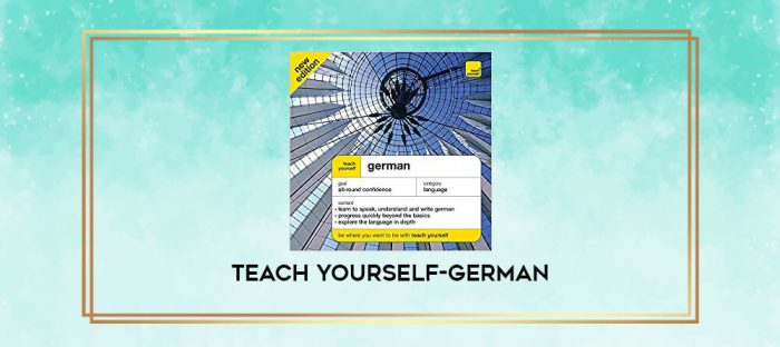 Teach Yourself-German digital courses